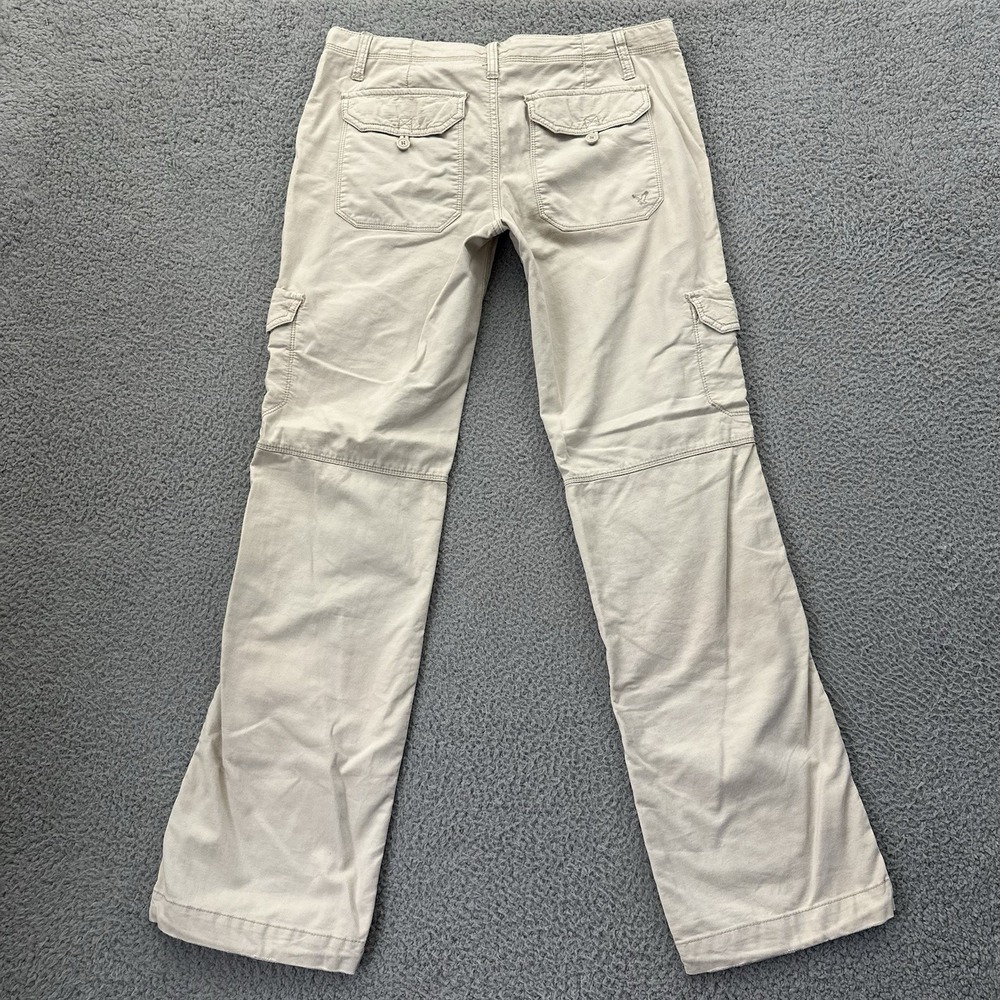 Y2K Vintage American Eagle Low Rise Cargo Pants Utility Gorpcore Women 6 x 32 - Picture 2 of 8